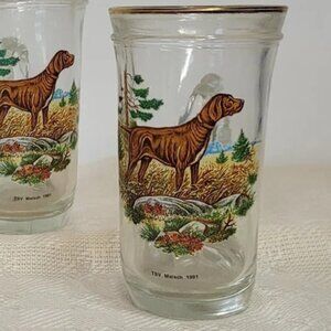 Vintage German Volksmarch‎ Horn Shaped Glass Beer Mug TSV Malsh 1991